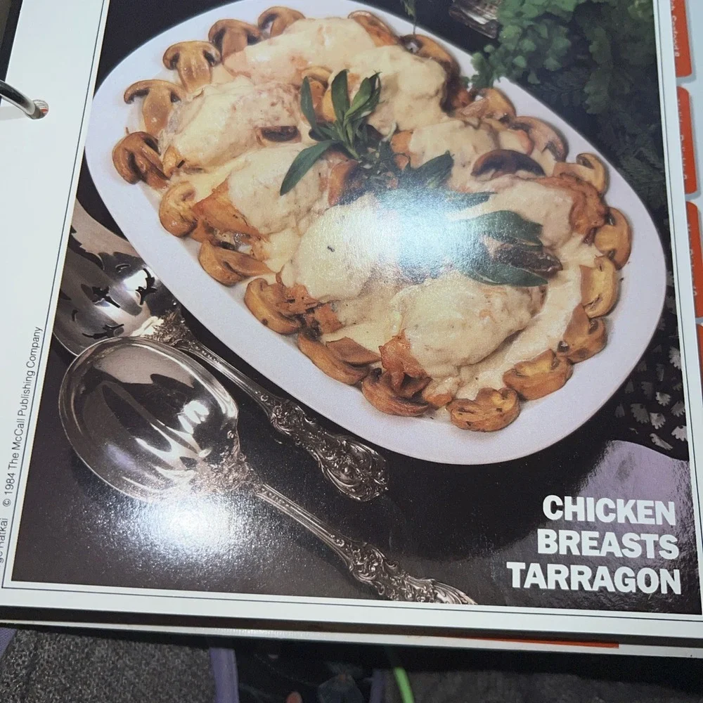 McCall's Cooking School‎ Step by Step Cookbook 1983 Binder Recipes